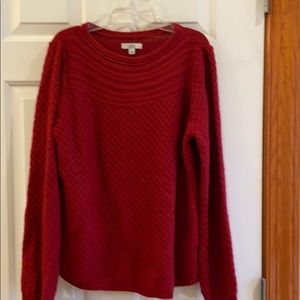 Croft and Barrow red sweater